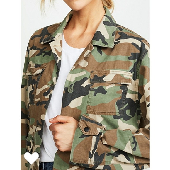 RTA LUNA ARMY CAMO JACKET SZ M - Picture 6 of 7